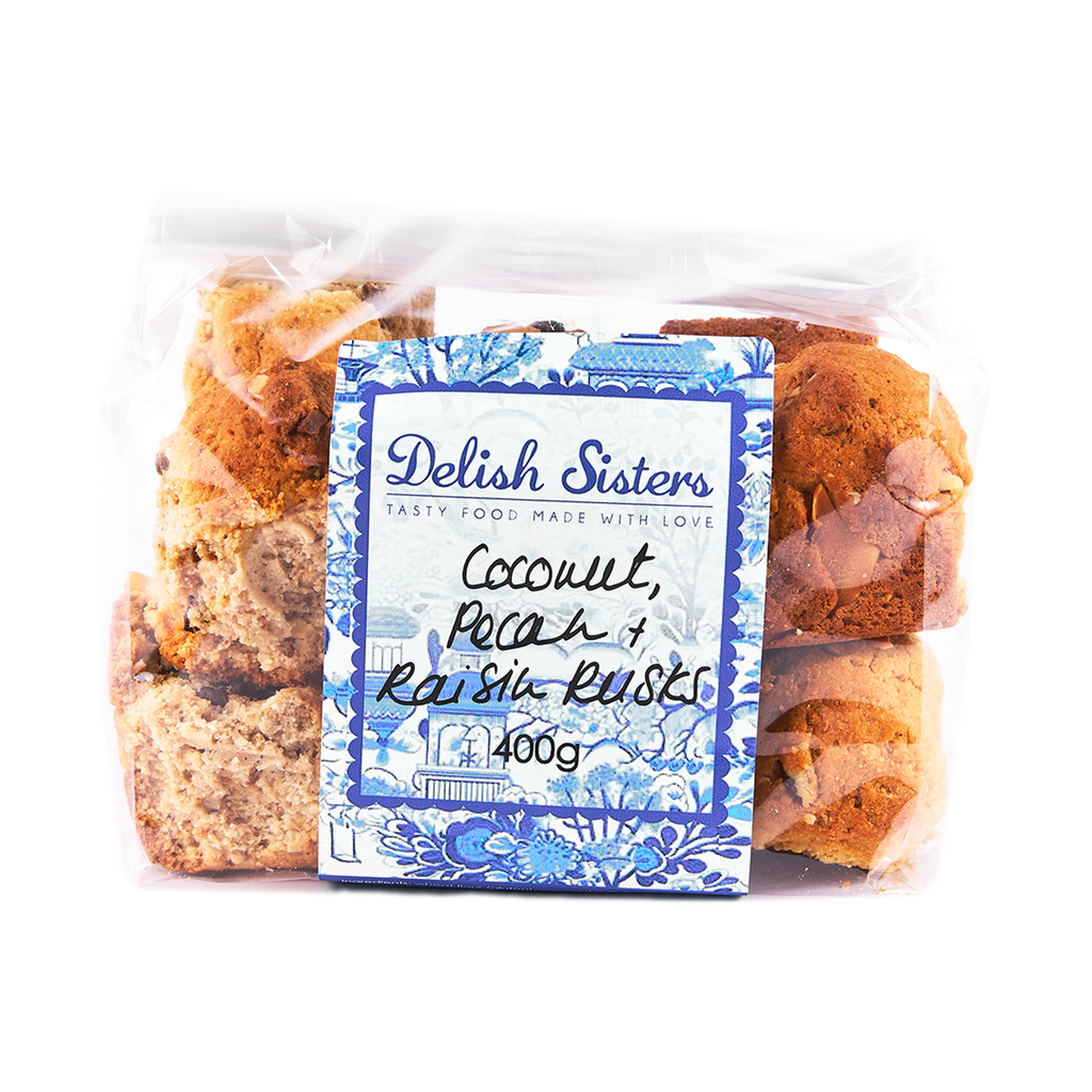 Coconut, Pecan & Raisin Rusks