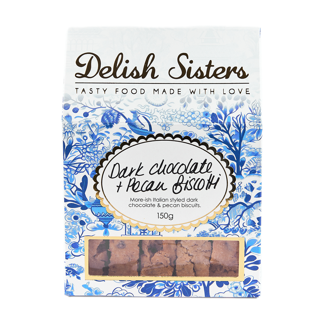 Dark Chocolate & Pecan Biscotti